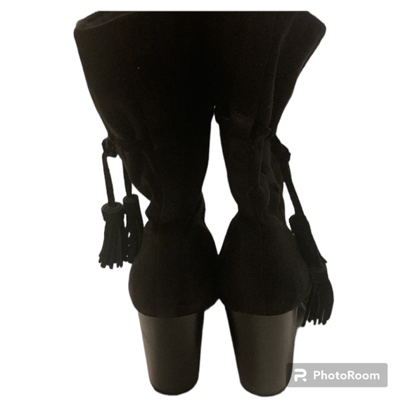 BLACK BOOTS SIZE 9 - Picture 4 of 8